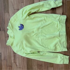 Adidas Neon Yellow Hoodie